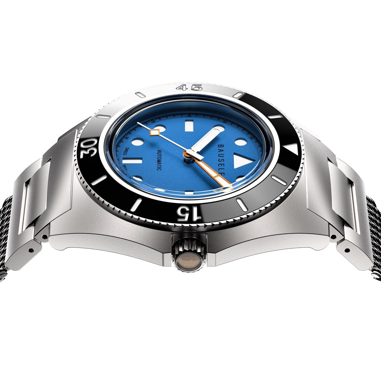 Bausele OCEANMOON IV Swiss Made Dive Watch | BLUE
